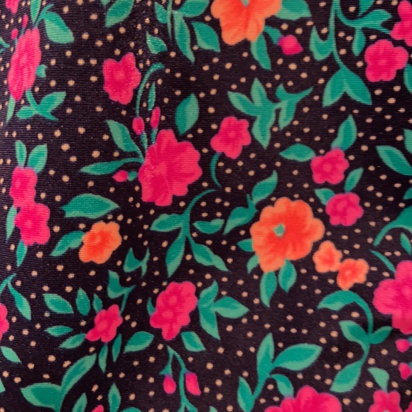 NWT gabar Swimsuit One Piece with Skirt Navy Pink Peach floral print WM SZ 10 🩱 - Picture 14 of 14